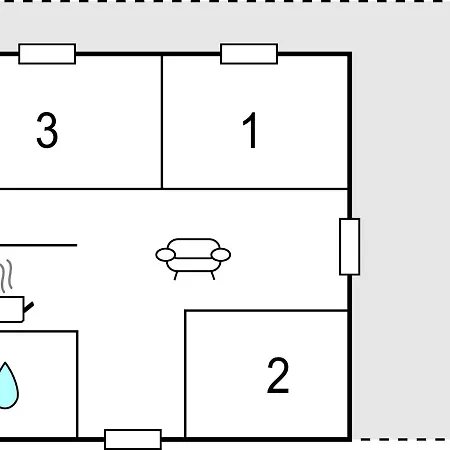 Three-bedroom Holiday In בית נופש
